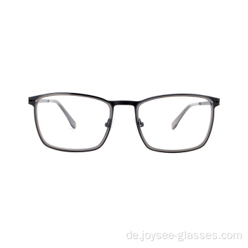 New Europe Style Unisex Full Rand Rechteck farbenfrohe Metall optische Brillen